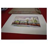 Water Color Kremlin Moscow