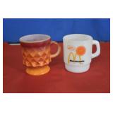 Fire King Milk Glass Coffee Mugs