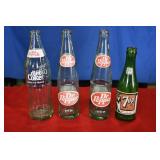 7UP, Dr. Pepper, & Diet Coke Bottles