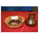 Redwood Bowl and Vase