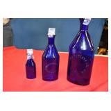 Cobalt Blue Glass Bottles