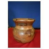 Vintage Pine Wood Turned Bowl