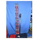 Rossignol DV7s Carbon Skis, Poles, Bag