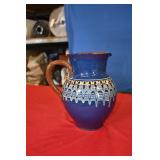 Vintage Glazed Water Pitcher