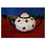 Ceramic Lady Bug Teapot