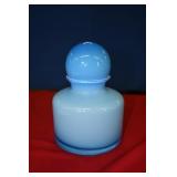 Pottery Barn Aqua Opal Holmegaard Ball Vase