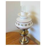 20ï¿½ï¿½ Milk Glass Hurricane Lamp