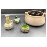 Israeli Pottery and Metal Decor