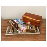 Decorative Items and Lane Cedar Chest Lot