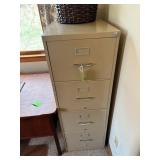 Metal File Cabinet with Four Drawers