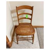 Vtg. Cane Seat Chair
