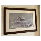 Framed Ben Hampton Artwork ï¿½Winter Southï¿½