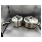 Revere Ware Copper Bottom Cookware Set