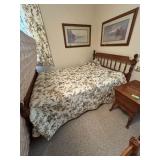 Full-Size Wooden Spindle Bed Frame