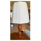 Tall Wooden Table Lamp With Shade