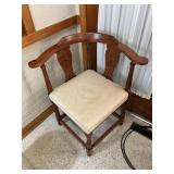 Custom Wood Whitlers Corner Chair