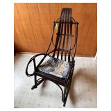 Bentwood Rocking Chair With Cushion