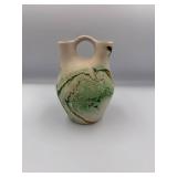 Nemadji Pottery Vase with Handle