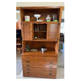 Ethan Allen Wooden Hutch with Drawers