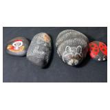 Hand-Painted Decorative Rocks