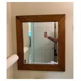 Wall Mirror with Wood Frame 27.5ï¿½ï¿½x31.5ï¿½ï¿½