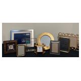 Vtg Picture Frames & Storage Box