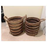 Woven Rope Storage Baskets 16.5ï¿½ï¿½x20.5ï¿½ï¿½