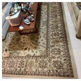 Vtg Floral Pattern Area Rug 117ï¿½ï¿½x95ï¿½ï¿½