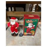 Vtg Musical Dancing Santa Figure 16ï¿½ï¿½