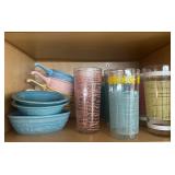 (K)ï¿½Vtg. Glassware and Bakeware Set.