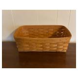 (DR)ï¿½Vtg Longaberger Basketï¿½14x8x6.25