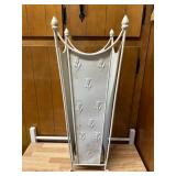 (P)ï¿½Vtg. Metal Umbrella Standï¿½8.5ï¿½8.5ï¿½24