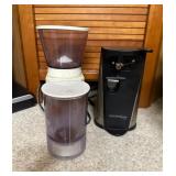 (K)ï¿½Can Opener and Coffee Grinder.