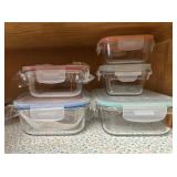 (P)ï¿½Glass Food Storage Containersï¿½7.5x6x2.5