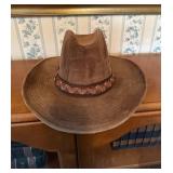 (BB)ï¿½Vtg. Cowboy Hatï¿½Med 7-71/8