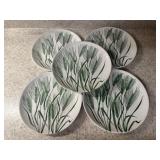 (K)ï¿½Vtg Homer Laughlin Wheat Platesï¿½7.25