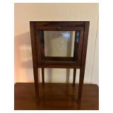 (LR)ï¿½Vtg Wooden Display Caseï¿½13x10x22