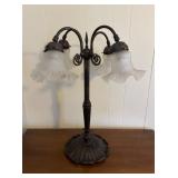 (LR)ï¿½Art Nouveau Table Lampï¿½18ï¿½23