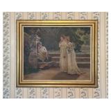 (BB)ï¿½Antique Oil Painting (1909)ï¿½33ï¿½27.25