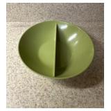 (K)ï¿½Vtg (Green) Melmac Serving Bowlï¿½8.5ï¿½2.25