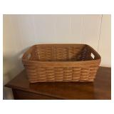 (L)ï¿½Vtg Large Storage Basketï¿½21x17x7
