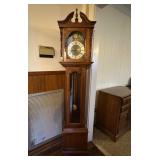 (Hall)ï¿½Vtg Grandfather Clockï¿½15x10x74