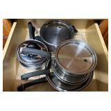 (K)ï¿½Vtg Stainless Steel Cookware Set