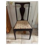 (LR)ï¿½Vtg Argyle Chairï¿½18ï¿½17.5ï¿½37