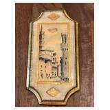 (LR)ï¿½Vtg Italian Florentine Panelï¿½4ï¿½8