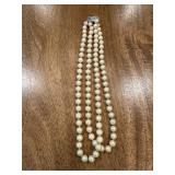 (LR)ï¿½Vtg 2-Strand Pearl Necklace