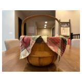 (LR)ï¿½Peterboro Basket w/Linerï¿½9ï¿½6