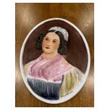 (LR)ï¿½Handpainted Gerold Porzellan Plaqueï¿½7ï¿½9.5