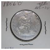 1856-O Seated Liberty Silver Half Dollar