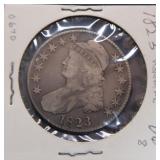 1823 Normal Capped Bust Half Dollar